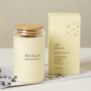 에인디 불면증, 심신안정, 숙면에 도움주는 100% 아로마 리얼 라벤더 캔들