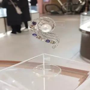 [JJQUEEN] 멜로디 스와로브스키 진주브로치 BR549