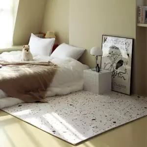 아트박스 더프리그 잔 테라조 쿠앤크 극세사 단모 러그 카페트 -150x200