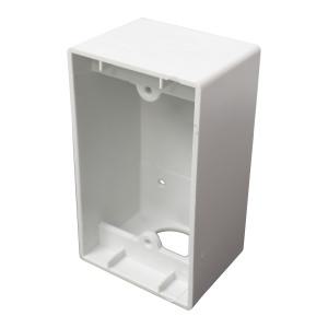 PVC 노출 콘센트 박스 1개용 콘센트용 승압 54mm 플라스틱 노출 복스