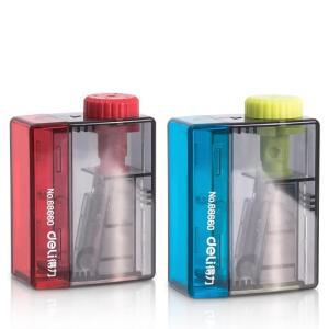 [델리문구] 델리 휴대용 심조절 4단 미니 연필깎이