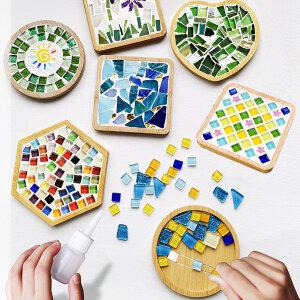 티코스터 만들기 컵받침DIY 우드 타일 컵받침대  키트