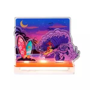 아디코 LED 아크릴 스탠드 - 서핑