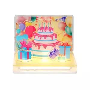 아디코 LED 아크릴 스탠드 - 해피버스데이투유