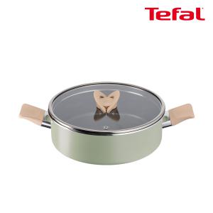 테팔 인덕션 블라썸 민트 전골냄비 24cm
