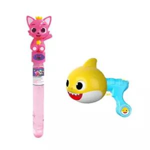 아트박스 아바드 핑크퐁 아기상어 물총 스틱버블 놀이세트