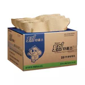 토미타올스 4겹 300매 DBK-203 와이퍼타올 산업용 기름제거종이 기름흡착휴지 동방제지