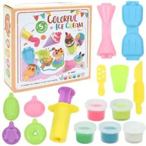 R 플레이 컬러 도우 클레이 세트 아이스크림 5829-b 클레이놀이 촉감발달 점토 교육완구