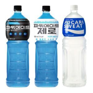한번에먹자쇼핑몰 1.5L 이온 3종 / 파워에이드 2개 + 파워에이드 제로 2개 + 포카리스