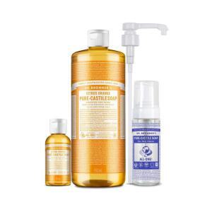 [닥터브로너스] 코스트코 닥터브로너스 캐스틸 솝 클렌저 시트러스 오렌지 1100ml