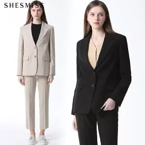 2SET [쉬즈미스] 투버튼 싱글 재킷+슬림팬츠 2종세트