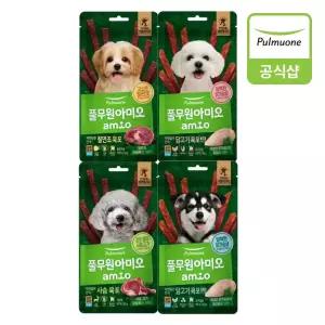 [풀무원아미오] 자연담은 닭가슴살/육포 골라담기 (50gX8개) / 강아지간식