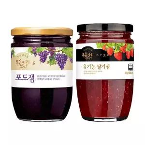 복음자리 포도잼 620g +유기농 딸기잼 500g