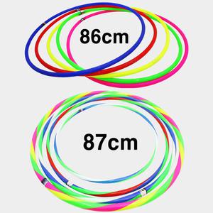 토이앤조이 86cm 87cm 단색 삼색 교재용 훌라후프 10EA세트 초등학생 어린이 체육대회 운동회 행사용 후프