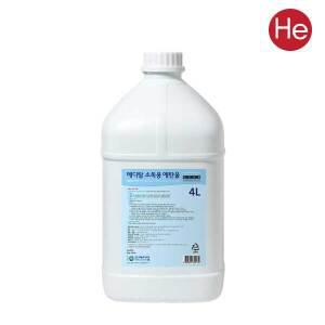 메디탑 소독용 에탄올 4L 83% 함량 병원용 알콜 의료기구 알코올 손소독제