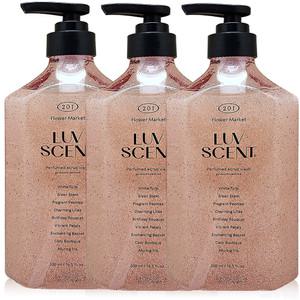 럽센트 스크럽 워시 화이트튤립 500ml 3개