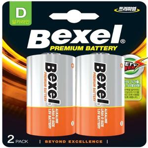 [백셀] 벡셀 알카라인 건전지 D타입 R20 4알 카드포장 안전포장