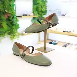 [GO-CCE] 고세 여성 핫피스 스트랩 메리제인 플랫 펌프스 GHP4F018 그린