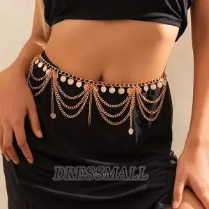 [드레스몰] 쇼이네 체인 벨트 허리 코인 힙스카프 댄스복