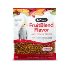 ZuPreem 주프림 후르트블렌드 필수영양 중형 907g 퀘이커,왕관앵무 중형조펠렛 앵무새먹이