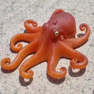 아트박스 세계토이 데코앤 소프트 문어 1P 모형 동물 교육용 완구 피규어