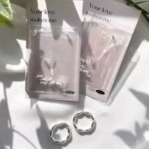 달리아문방구 오벌 실버 은볼 비즈 반지 DIY 만들기 세트 키트