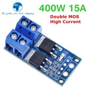 TZT MOS FET 트리거 스위치 드라이브 모듈 PWM 레귤레이터 컨트롤패널 아두이노 15A 400W