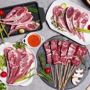 [전라도 청년]잡내없이 부드러운 램등급 양고기 - 양 왕꼬치 350g (5꼬치)