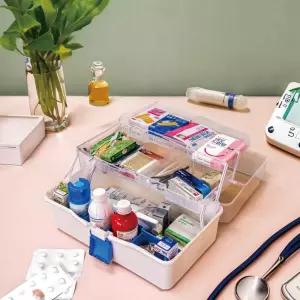 큐어메디 스페셜구급함시리즈 가정용 휴대용 약통 구급상자 약통케이스 약보관함 응급키트