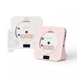 [2024년 10월 신제품] 무선 스탠드형 CD DVD플레이어 EA1000D CD DVD리핑 자동재생 베이비볼륨 차일드락