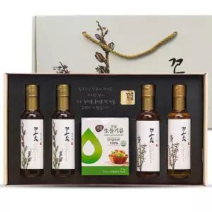 [롯데백화점]다온에프앤씨 4종 꼬소한 기름 선물세트(참기름+1회용기름)