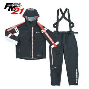 쯔리무사 암 3레이어 레인슈트 레드콤비 낚시복
