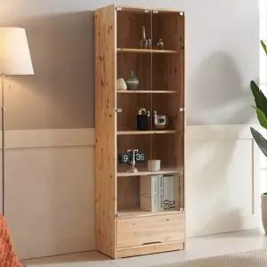 원목 술장식장 위스키진열장 유리도어수납장 500 서랍 양주장식장 거실진열장