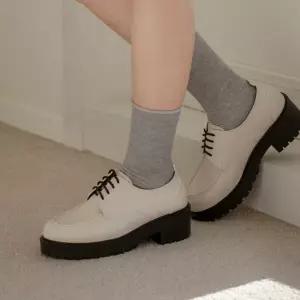 SOVO 아더 플랫폼 더비 로퍼 5cm