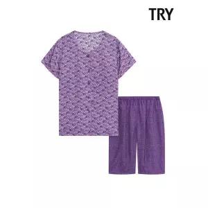 [TRY]여성 반팔 인견 파자마 상하세트_P340262585