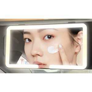 차량용 화장거울 선바이저 조명 메이크업 LED 자동차 제품
