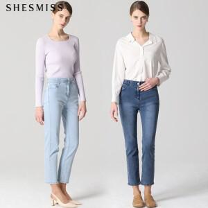 (SHESMISS)] 히든밴딩 스키니 데님 팬츠 (택가격  158000원)