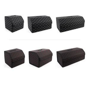 현대LF쏘나타 트렁크수납함 가죽 접이식 차량용 싼타페CM프라이드 뉴쏘렌토R 뉴체어맨W BMW7시리즈 푸조2008 레인지로버 기아EV9 팰리세이드