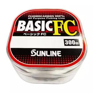 선라인 25 베이직에프씨 FC 300m 플로로 카본 쇼크리더 배스라인