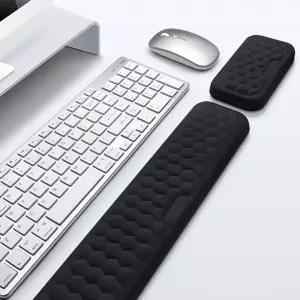 일상이지 메모리폼 팜레스트 컴퓨터 키보드 마우스 손목 받침대 보호 패드