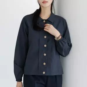 [데드라](99size)[THE BLACK] 골드스트링셔츠자켓 OUE1076