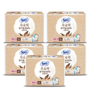 쏘피 바디피트 유기농 생리대 중형 순면 추천 18P 5개 BNS