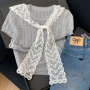 뷰 레이스 숄 스카프 어깨숄 케이프