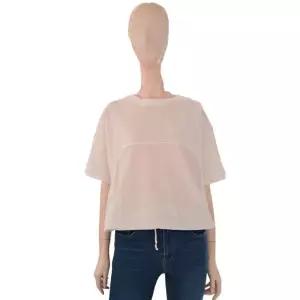 [롯데백화점]SOUP 밑단 스트링 투톤 반팔티 SB5ST3F