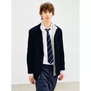 [로가디스] 폴리 스탠 칼라 숏 블루종  베이지 (RY5239P04A)