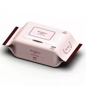 쇼픽몰 클린물티슈 정제수  화장지 캡형 100매x10개