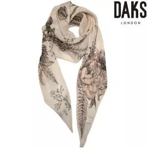 [롯데백화점]닥스 마,모달 혼방 삼각 롱스카프SKI026I