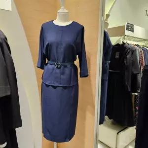 [하프클럽/]2024SS 봄여름 최신상  빅멜란지 나그랑블라우스밸트스커트셋트