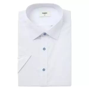 [NS홈쇼핑]레노마셔츠(반소매 핏) 25신상 구김적은 모달필라필 스판 셔츠RPUSL1-900-WH..