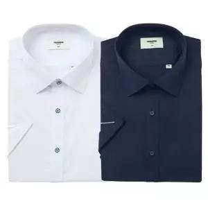 [NS홈쇼핑]레노마셔츠(반소매 핏) 25구김적은 모달필라필 스판 셔츠2종택1RPUSL1-900-W..